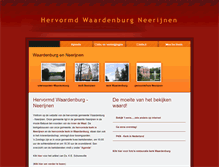 Tablet Screenshot of hervormdwaardenburgneerijnen.nl